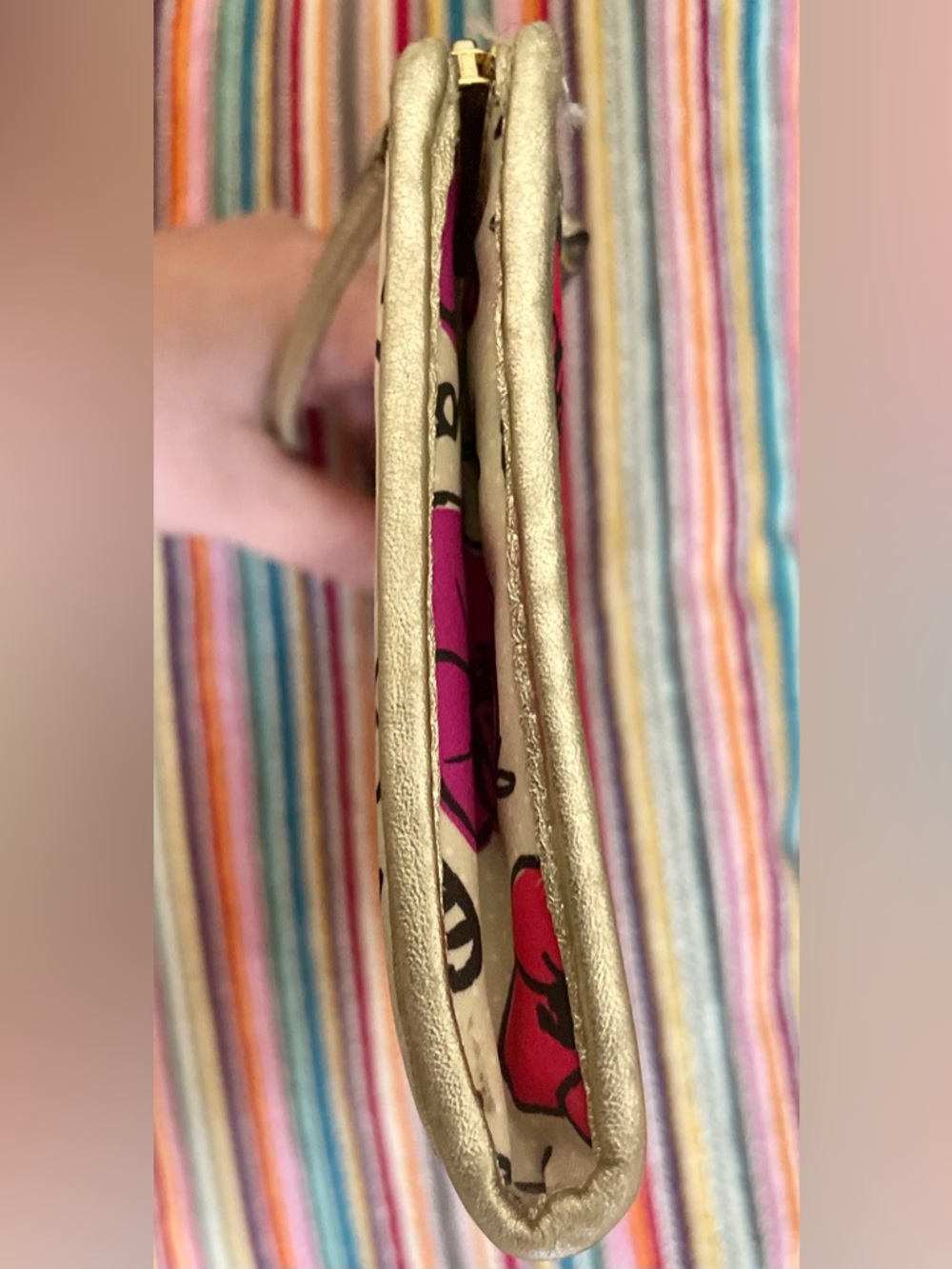 Vintage Coach Poppy Kyra Floral Graffiti Sateen Wallet Wristlet Y2K Rare - Picture 6 of 16